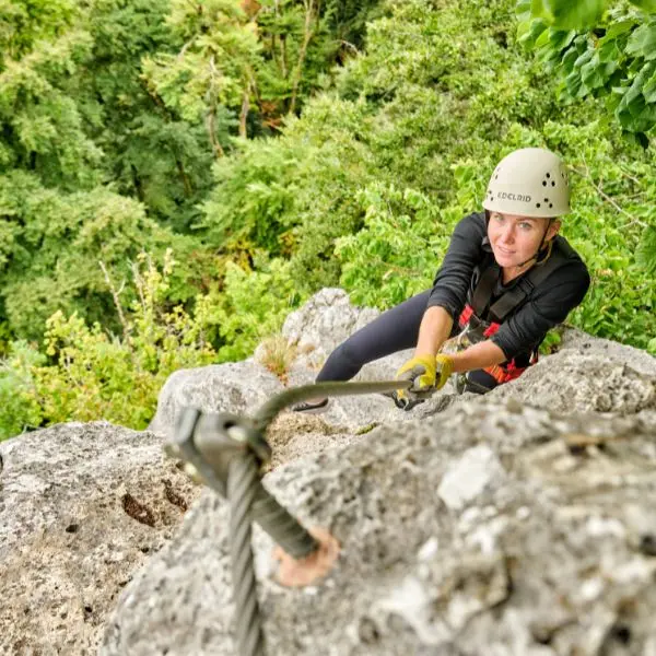 AbseilenNaturfelsen